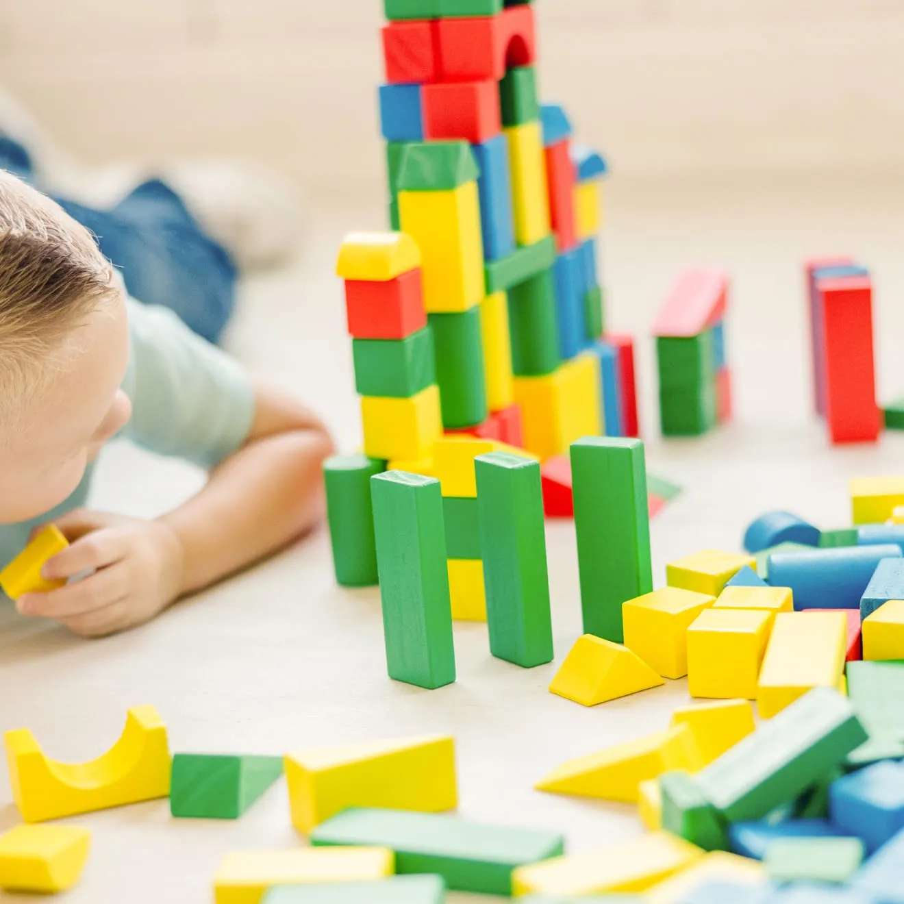 200 Piece Wood Blocks Set