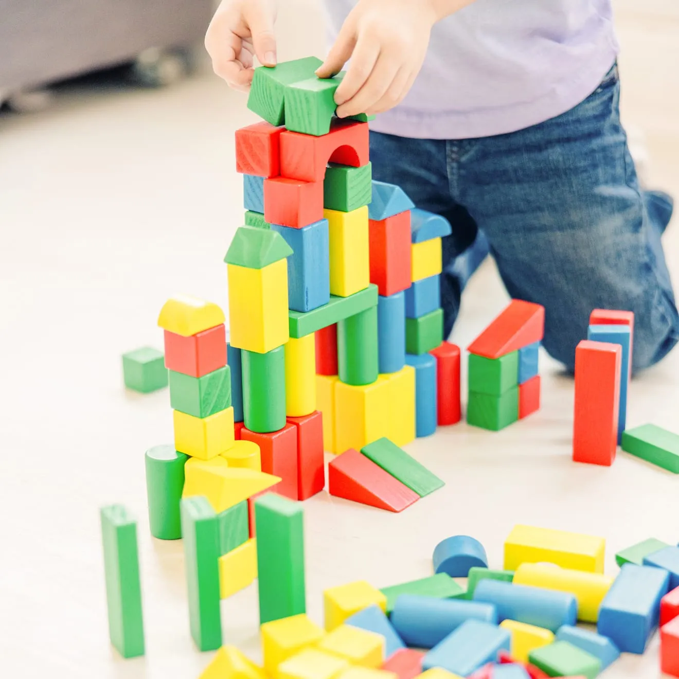 200 Piece Wood Blocks Set