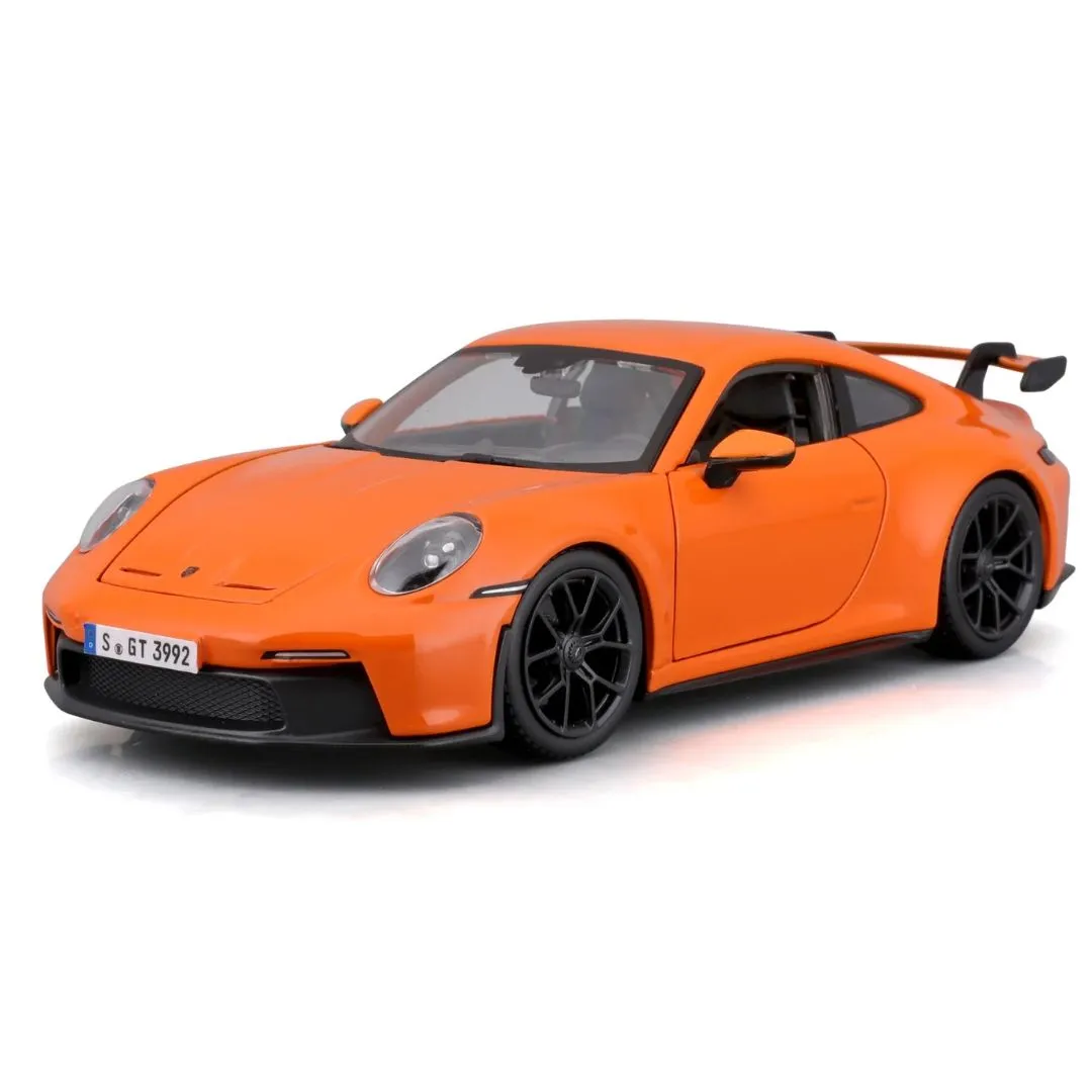 2022 Orange Porsche 911 GT3 1:24 Scale Die-Cast Car by Bburago