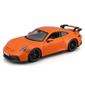 2022 Orange Porsche 911 GT3 1:24 Scale Die-Cast Car by Bburago