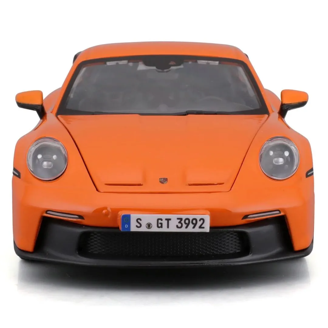 2022 Orange Porsche 911 GT3 1:24 Scale Die-Cast Car by Bburago