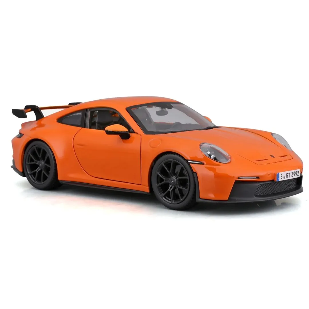 2022 Orange Porsche 911 GT3 1:24 Scale Die-Cast Car by Bburago