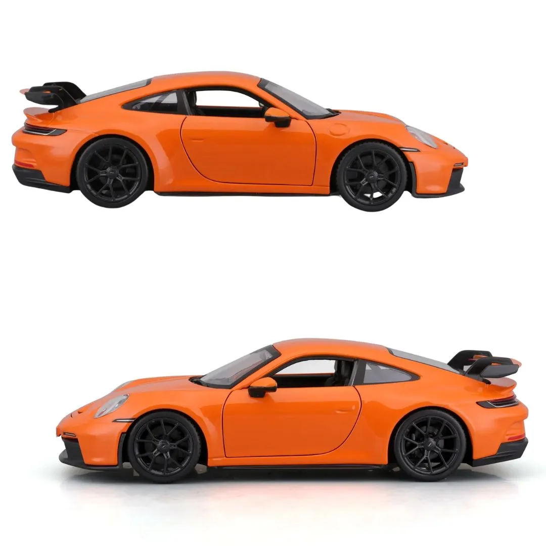 2022 Orange Porsche 911 GT3 1:24 Scale Die-Cast Car by Bburago