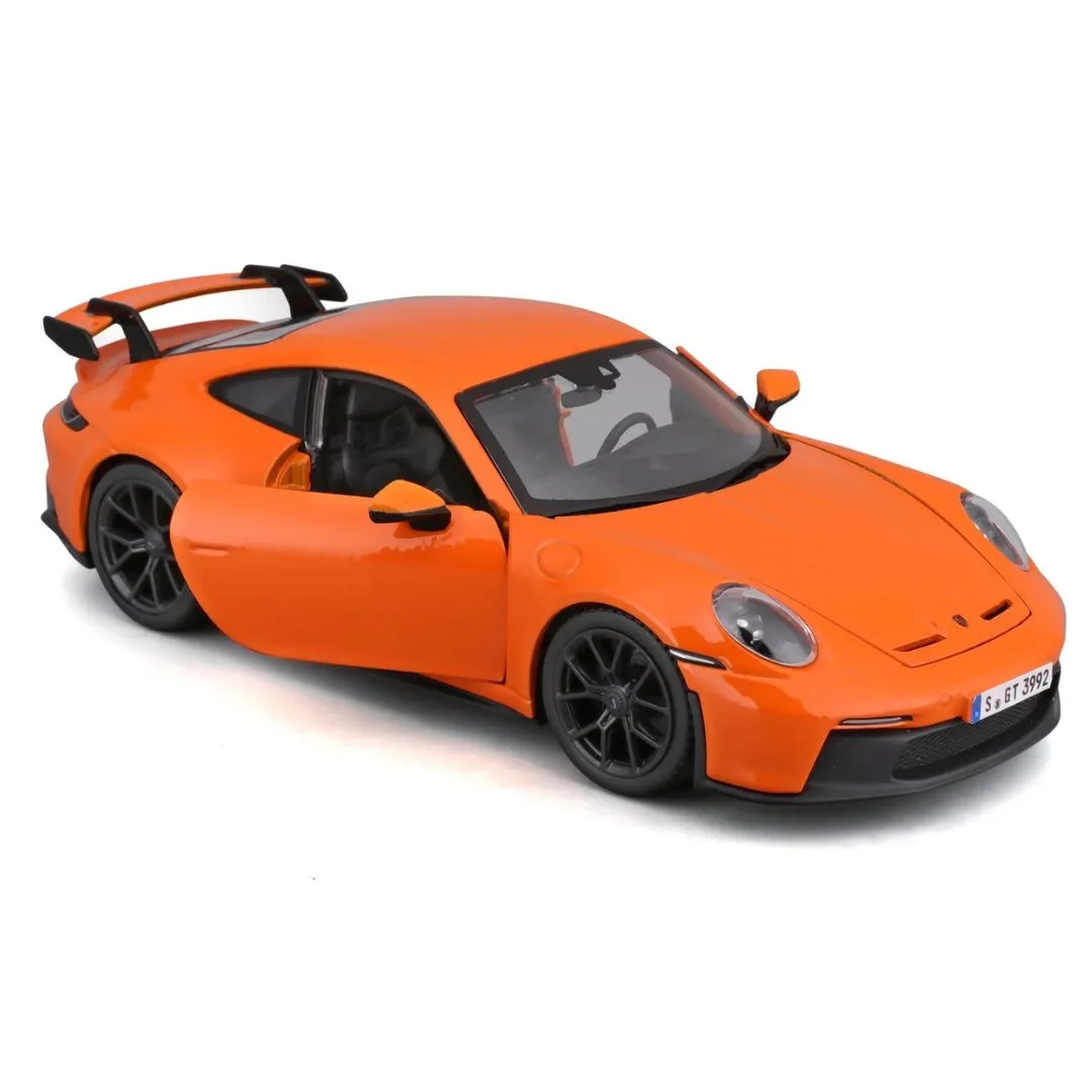 2022 Orange Porsche 911 GT3 1:24 Scale Die-Cast Car by Bburago