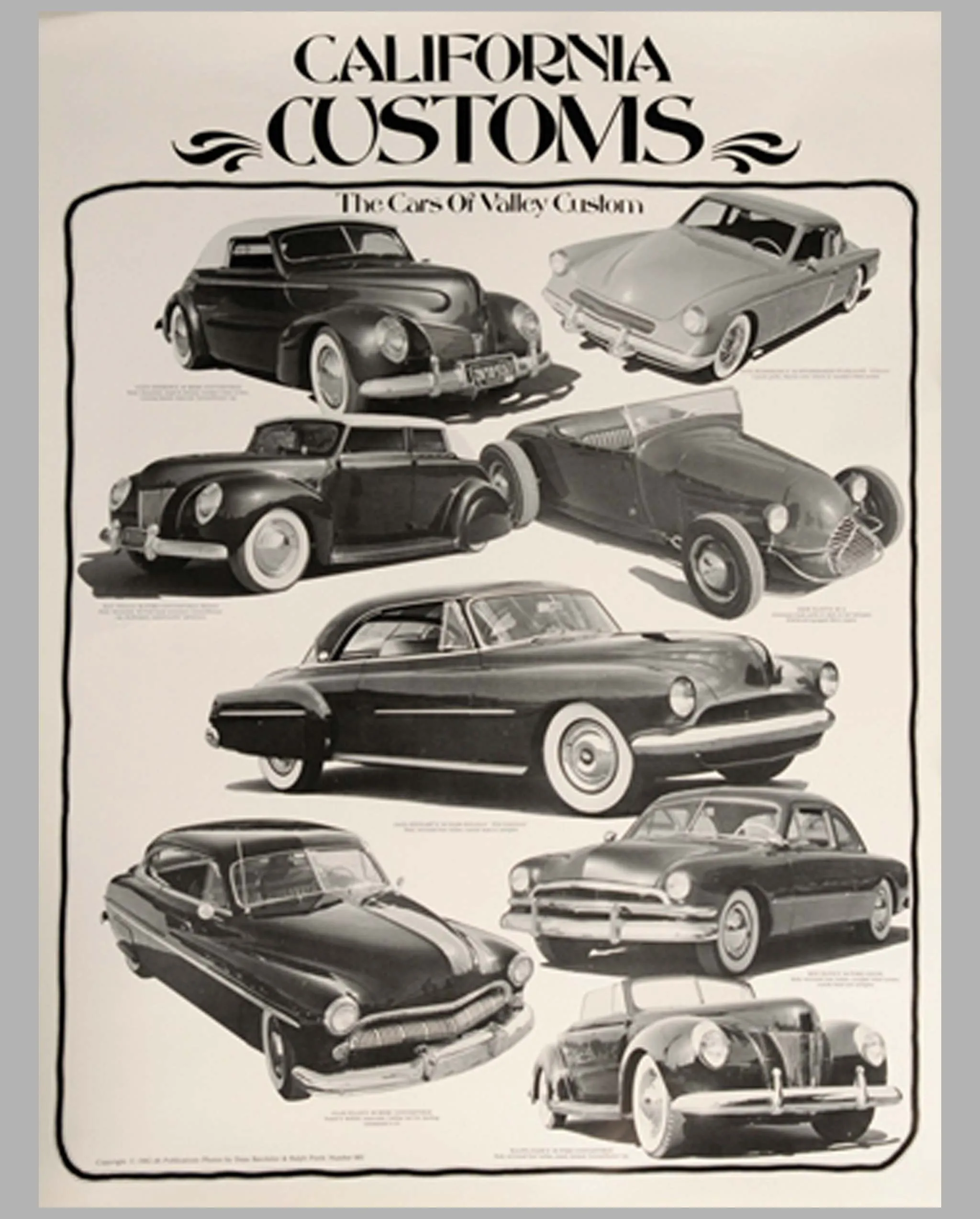 3 California Customs posters by db Publications (Dean Batchelor)