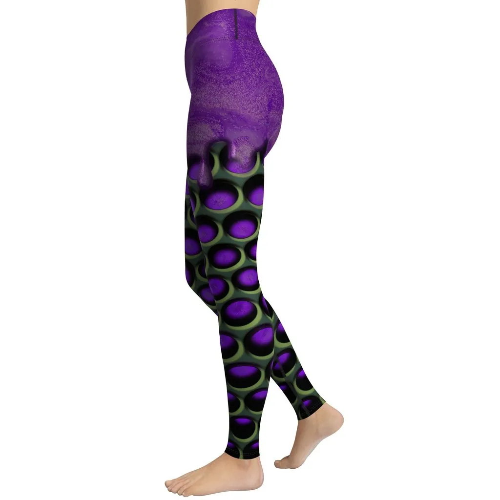 3D Industrial Print Yoga Leggings