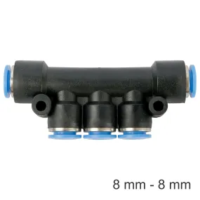 Aircraft Pu Hose Fitting Manifold 8Mm-8Mm