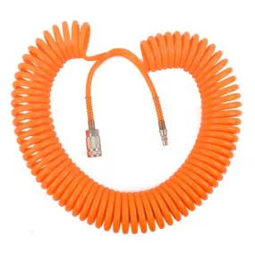 Aircraft Spiral Hose 15M X 8Mm With Quick Coupler