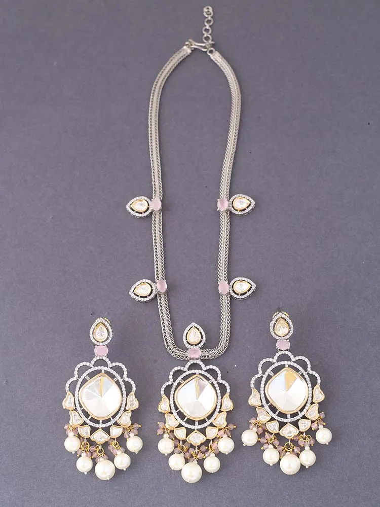 Antique Lilac Catherine Zirconia Jewellery Set