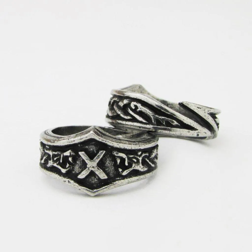 Asgard Gebo Letter G Rune Ring - Adjustable