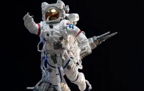 Astronaut in Feitian Space Suit 1/6 Scale Statue