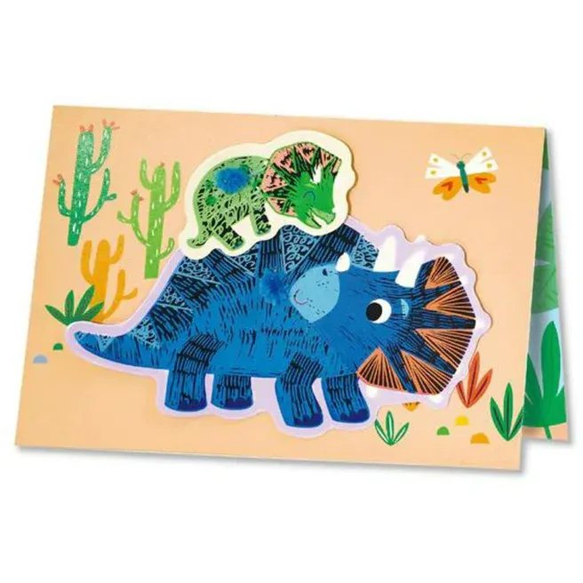 Avenir Scratch Dino Greeting Cards