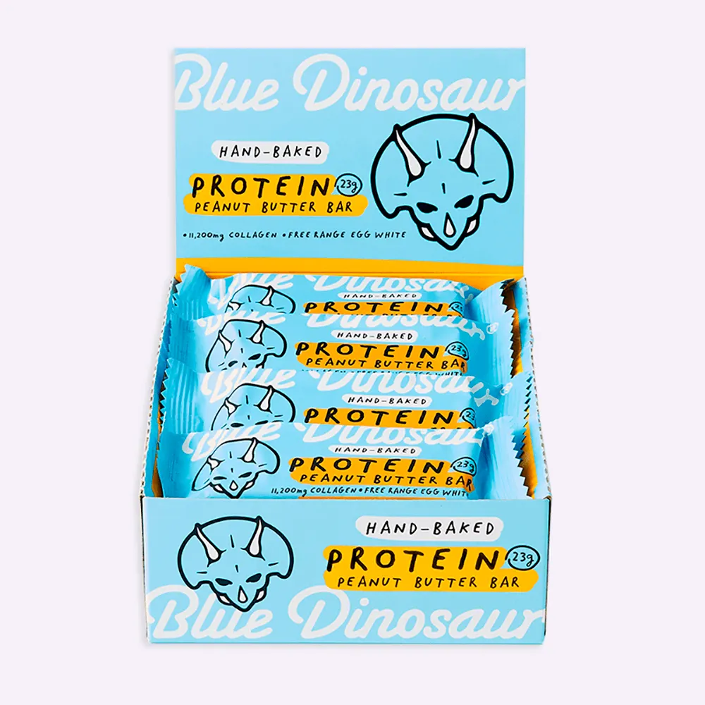 Blue Dinosaur Protein Bars - Peanut Butter