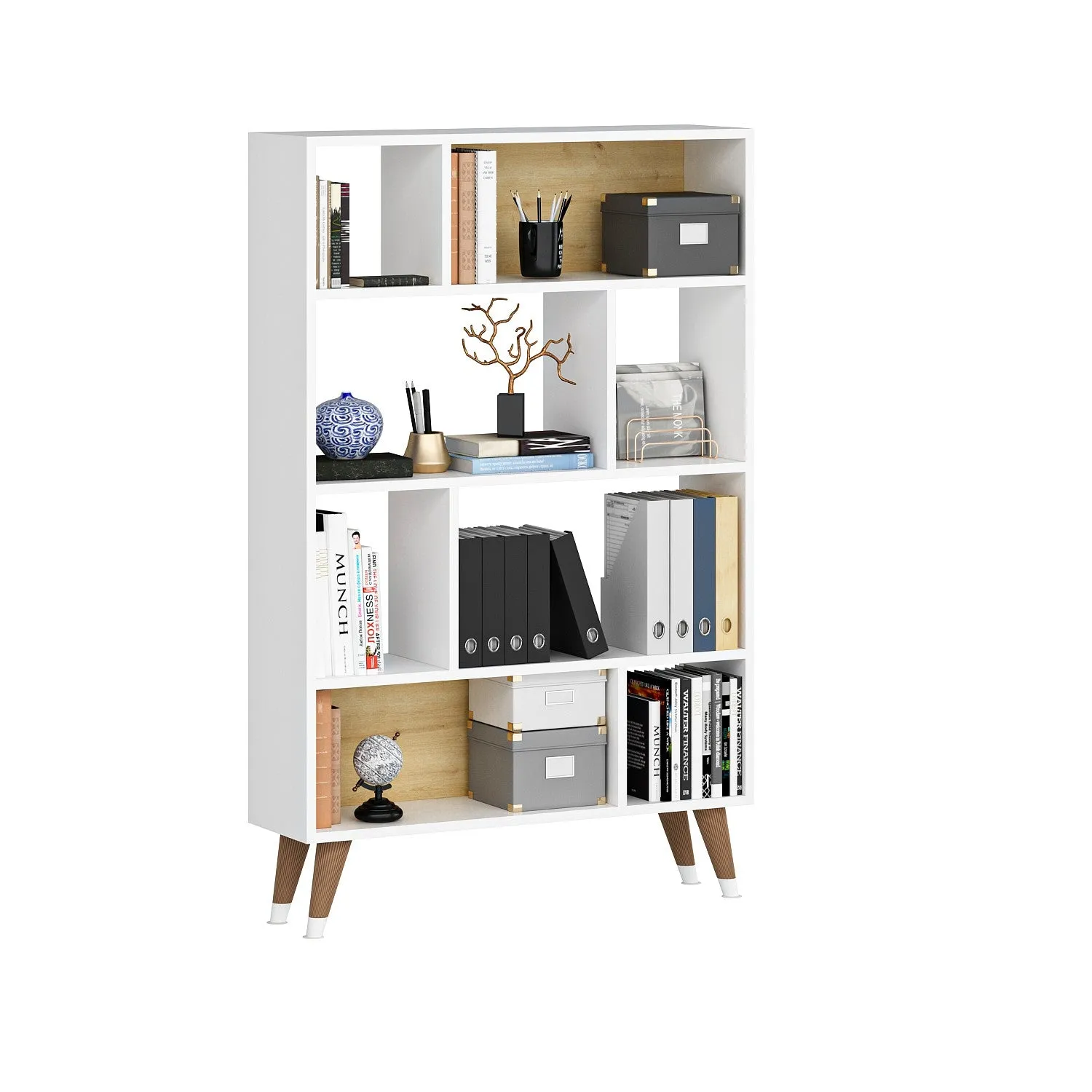 Bookshelf Harby -  White