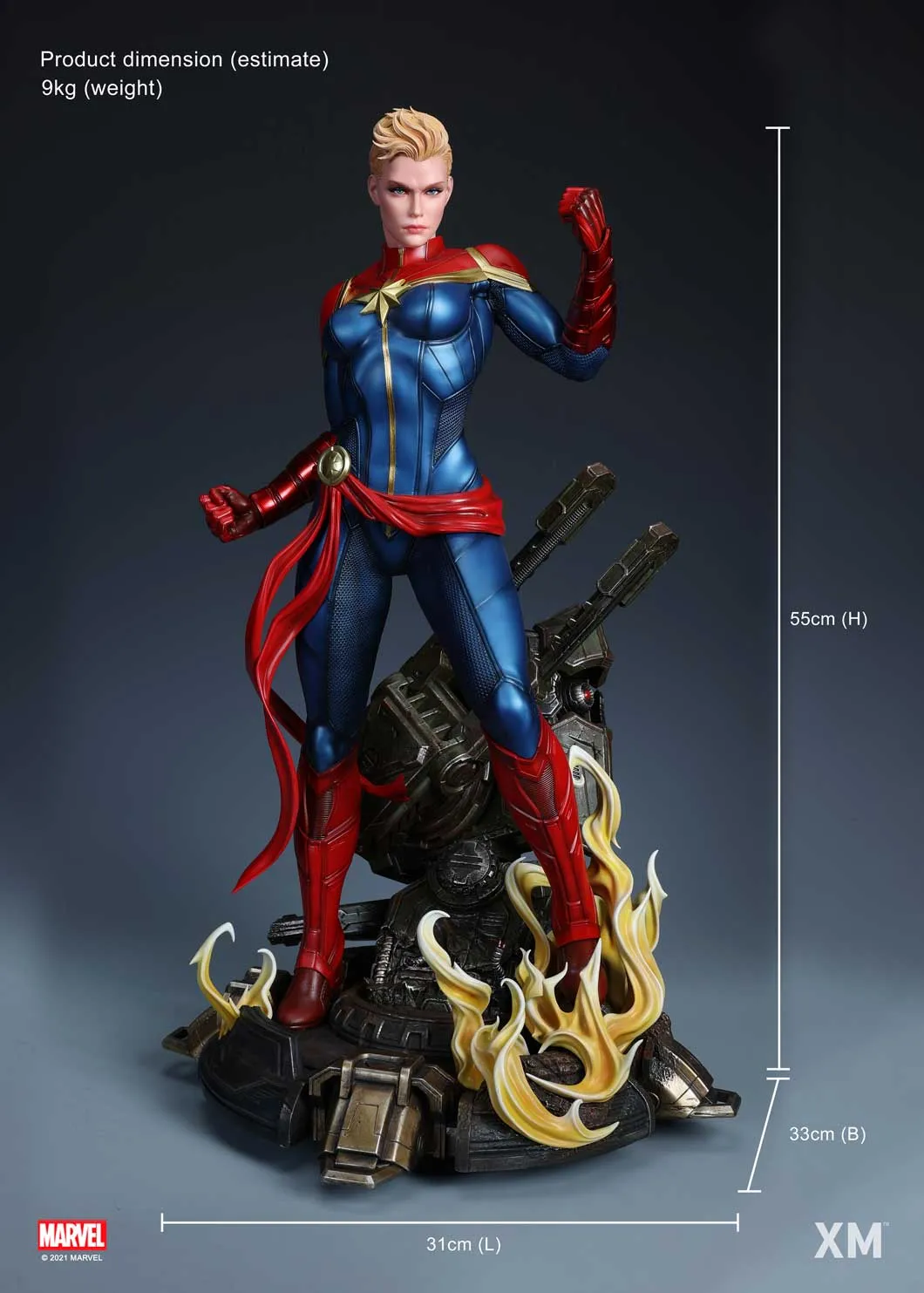 Captain Marvel 1/4 Scale Premium Statue