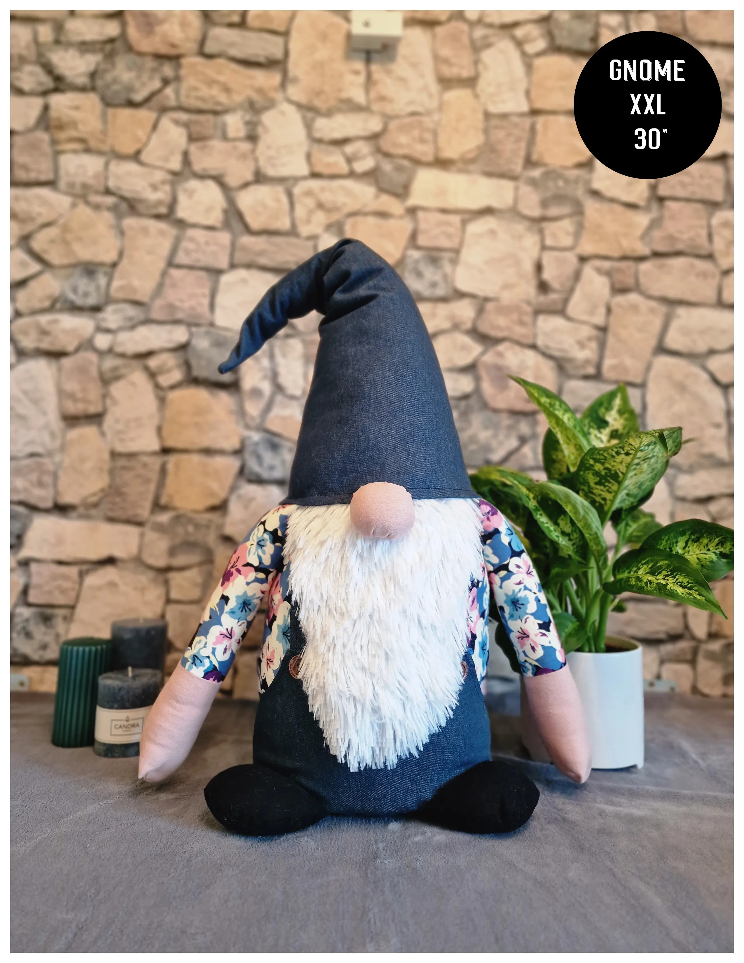 Charming Plush Gnome Sewing Pattern