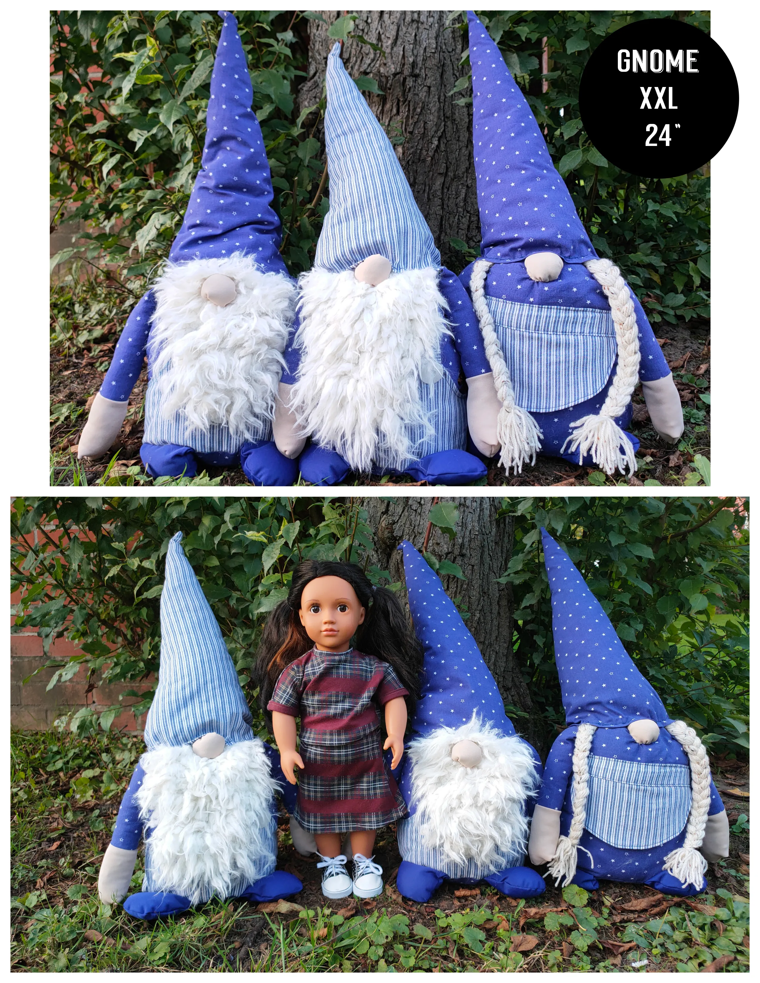 Charming Plush Gnome Sewing Pattern