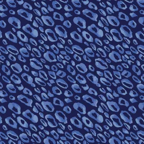 Cheetah Spots - Dark Blue