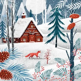 Christmas Cabin Card Pack