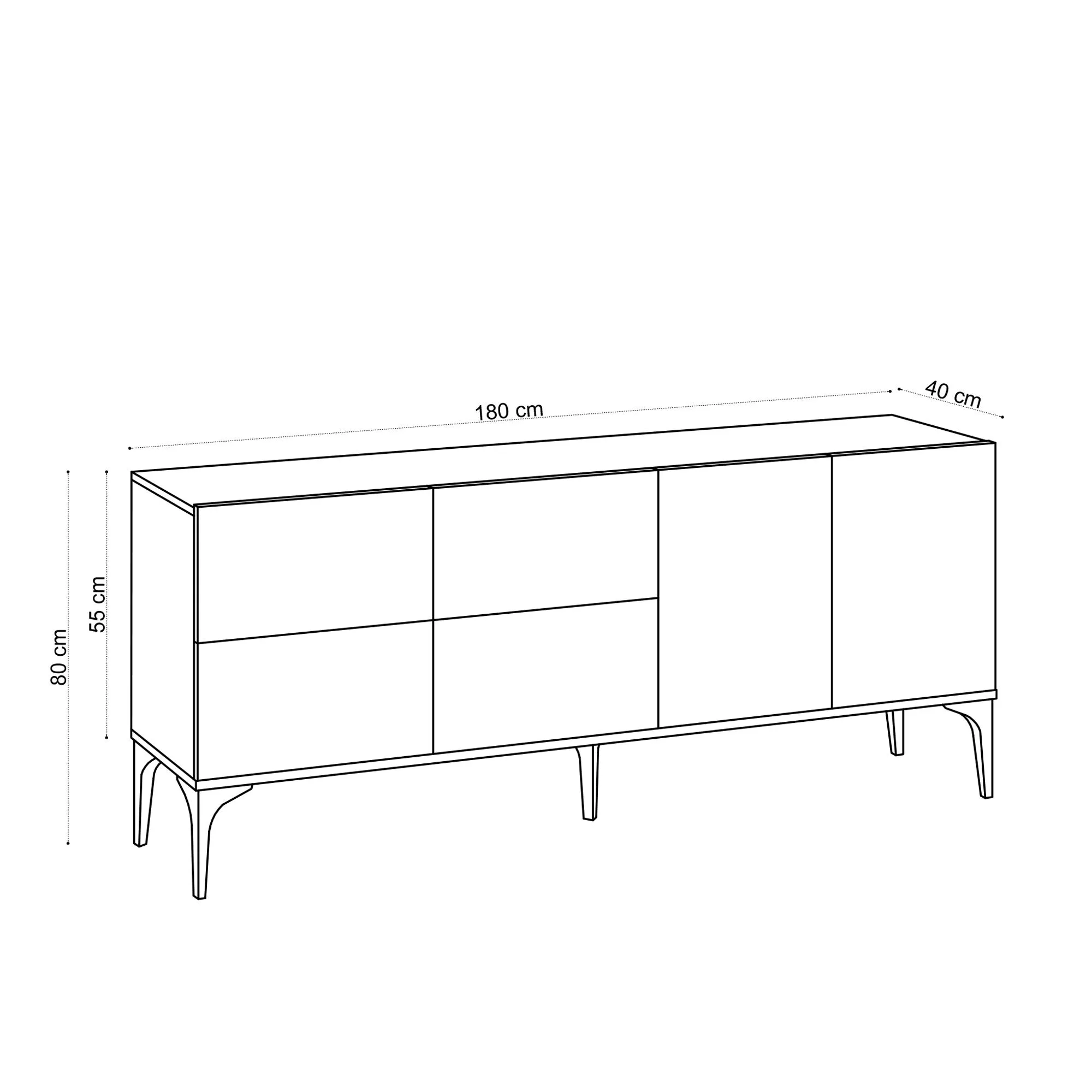 Console Table Laika - Sapphire Oak