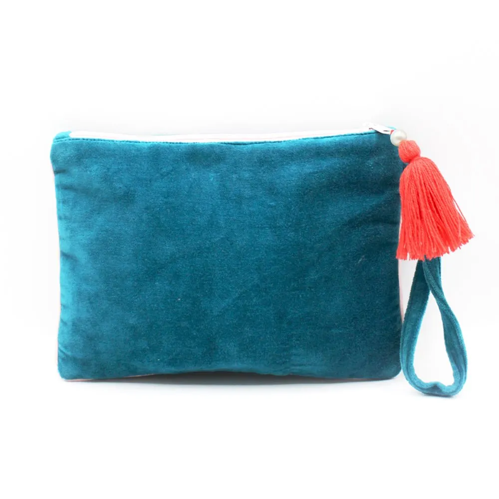 Coral Fish Clutch Bag