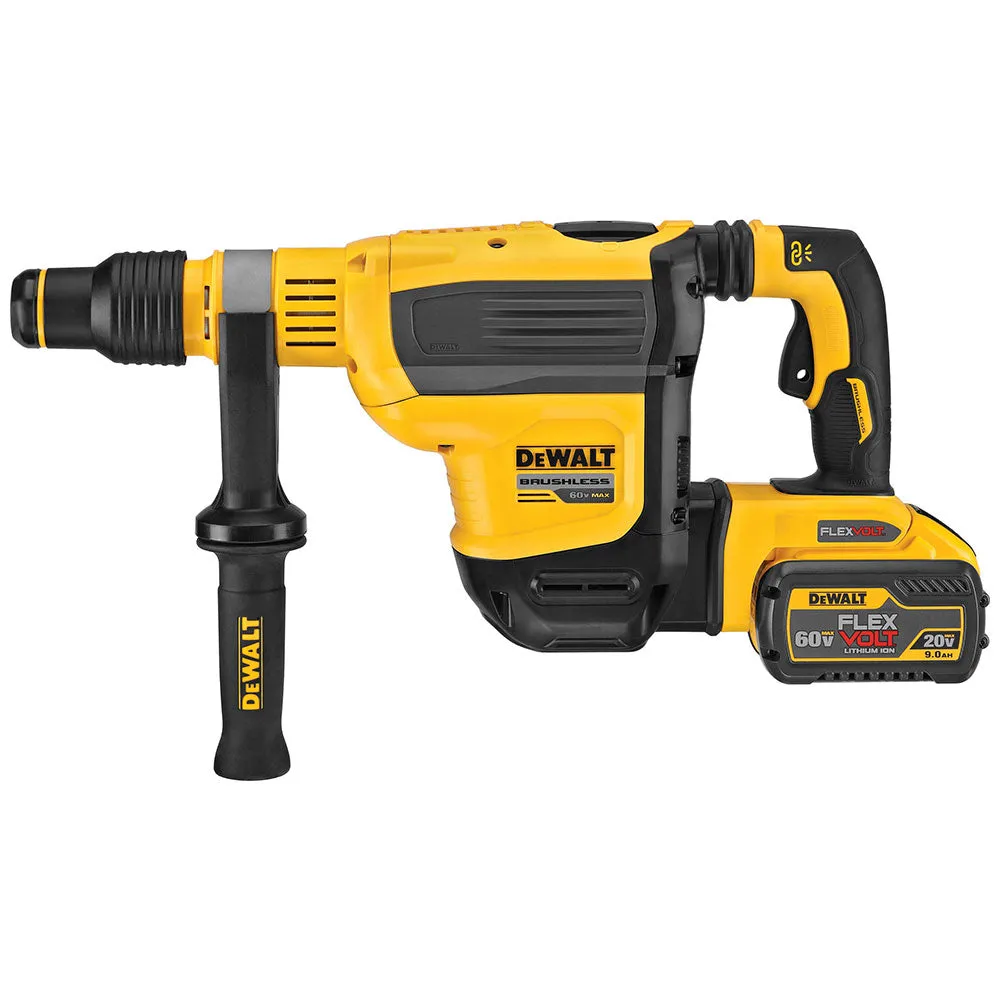 DeWALT DCH614X2 60V 1-3/4" MAX FLEXVOLT Brushless Combination Rotary Hammer Kit