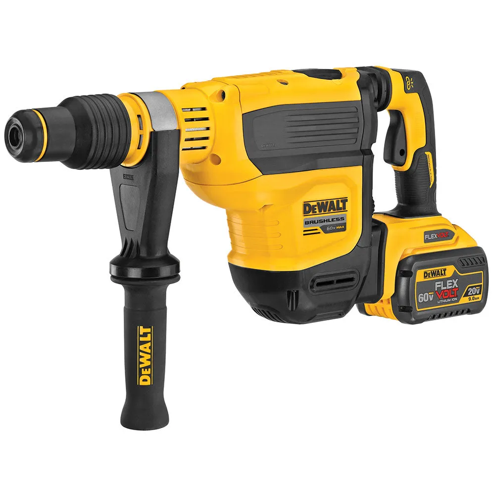 DeWALT DCH614X2 60V 1-3/4" MAX FLEXVOLT Brushless Combination Rotary Hammer Kit