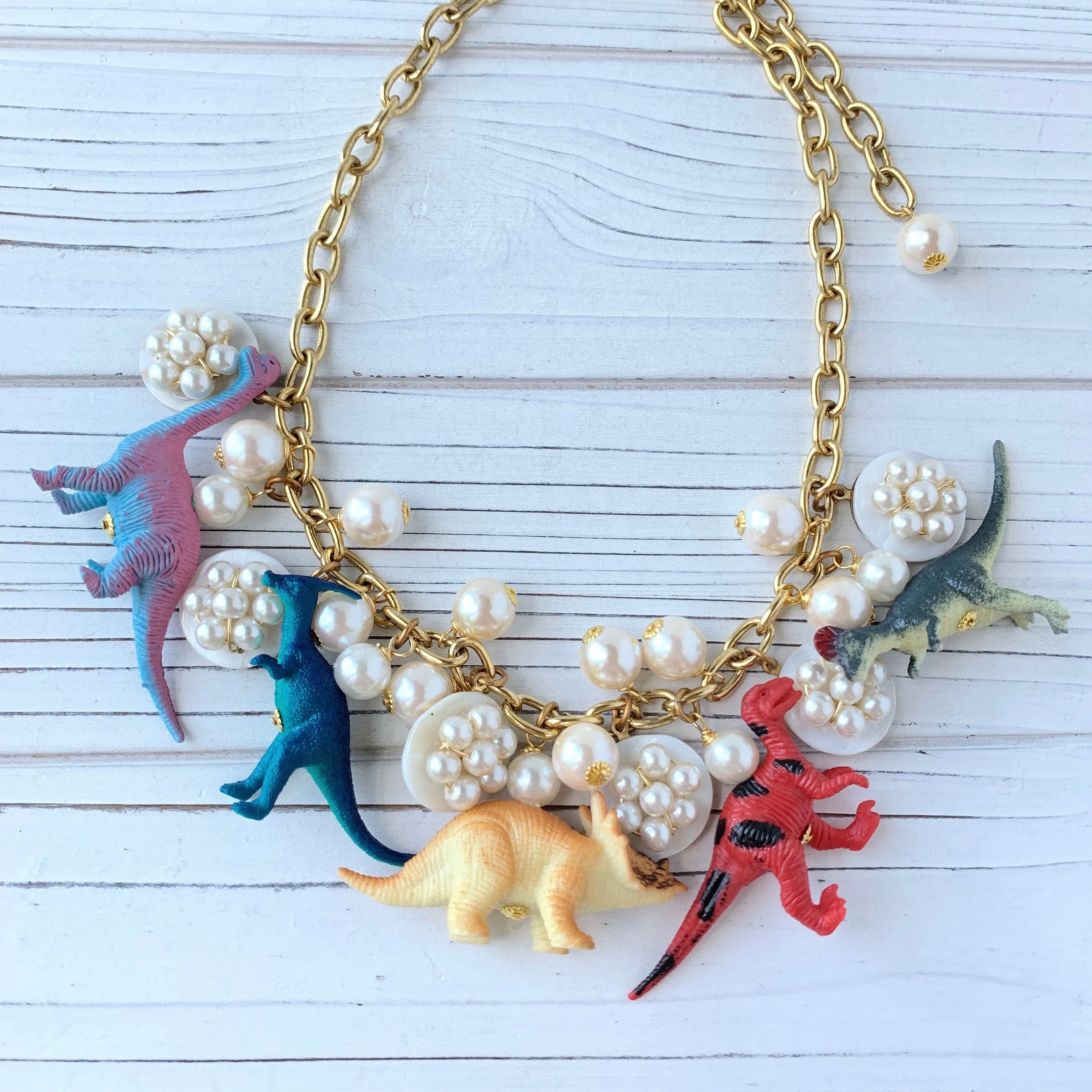 Dino Disco Necklace