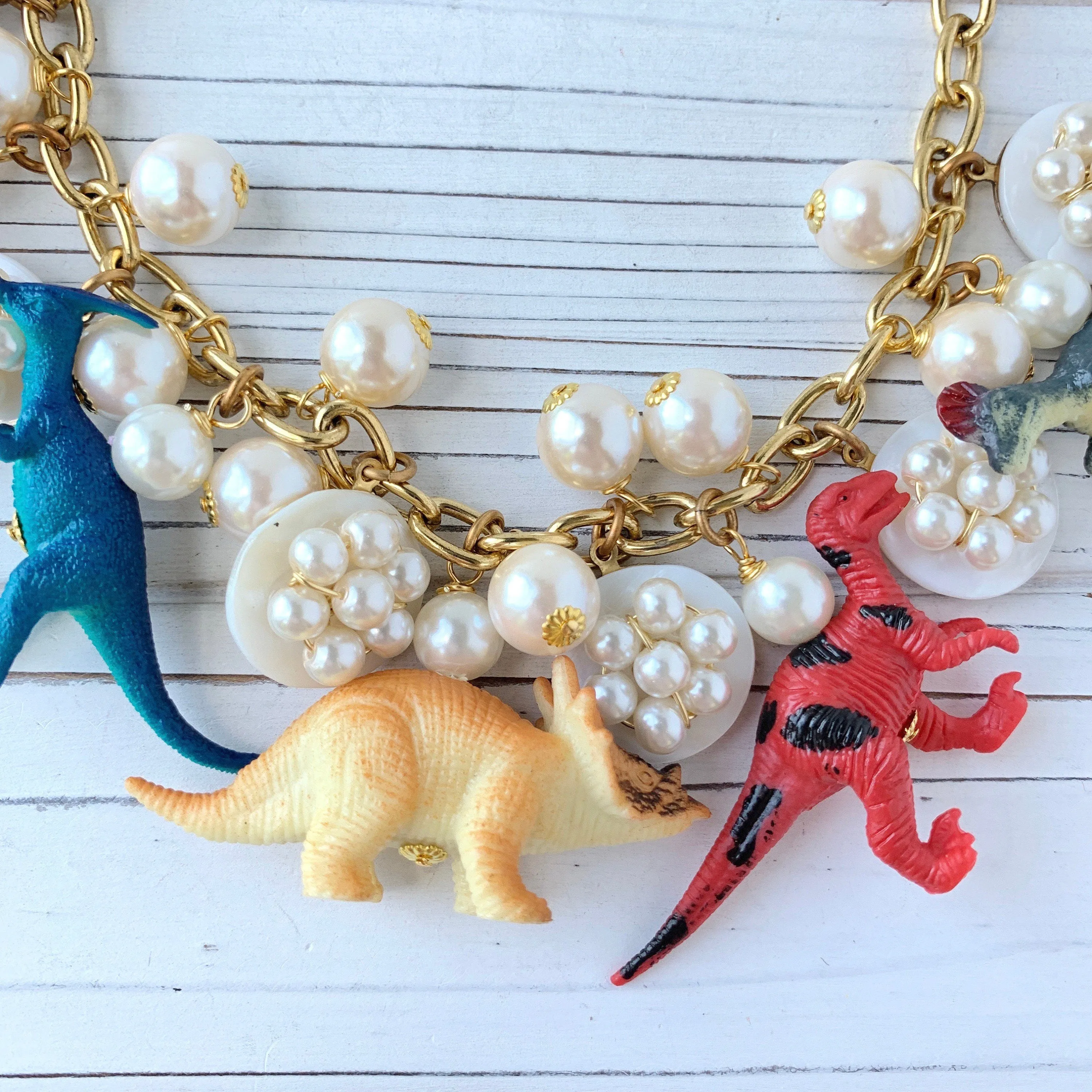 Dino Disco Necklace