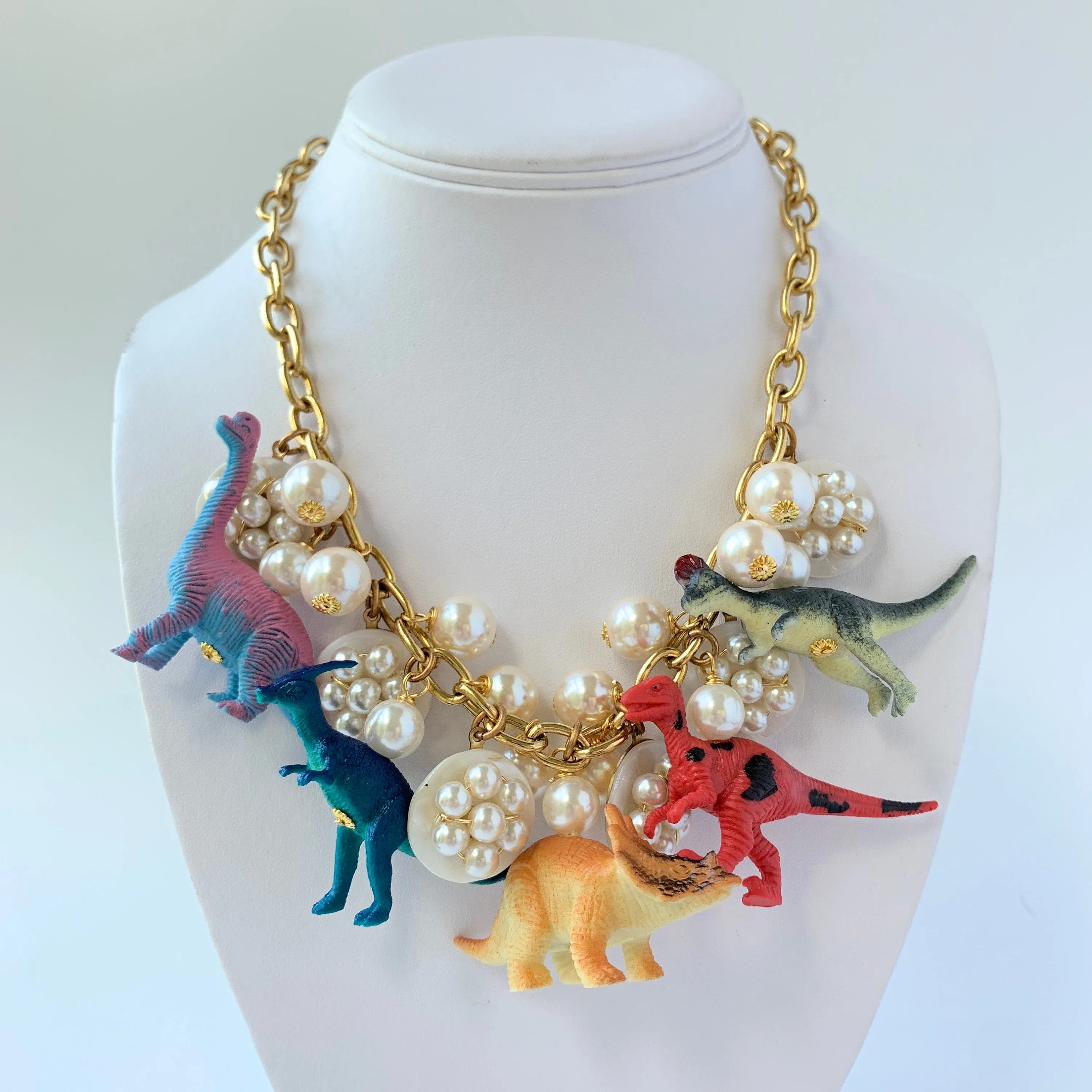 Dino Disco Necklace