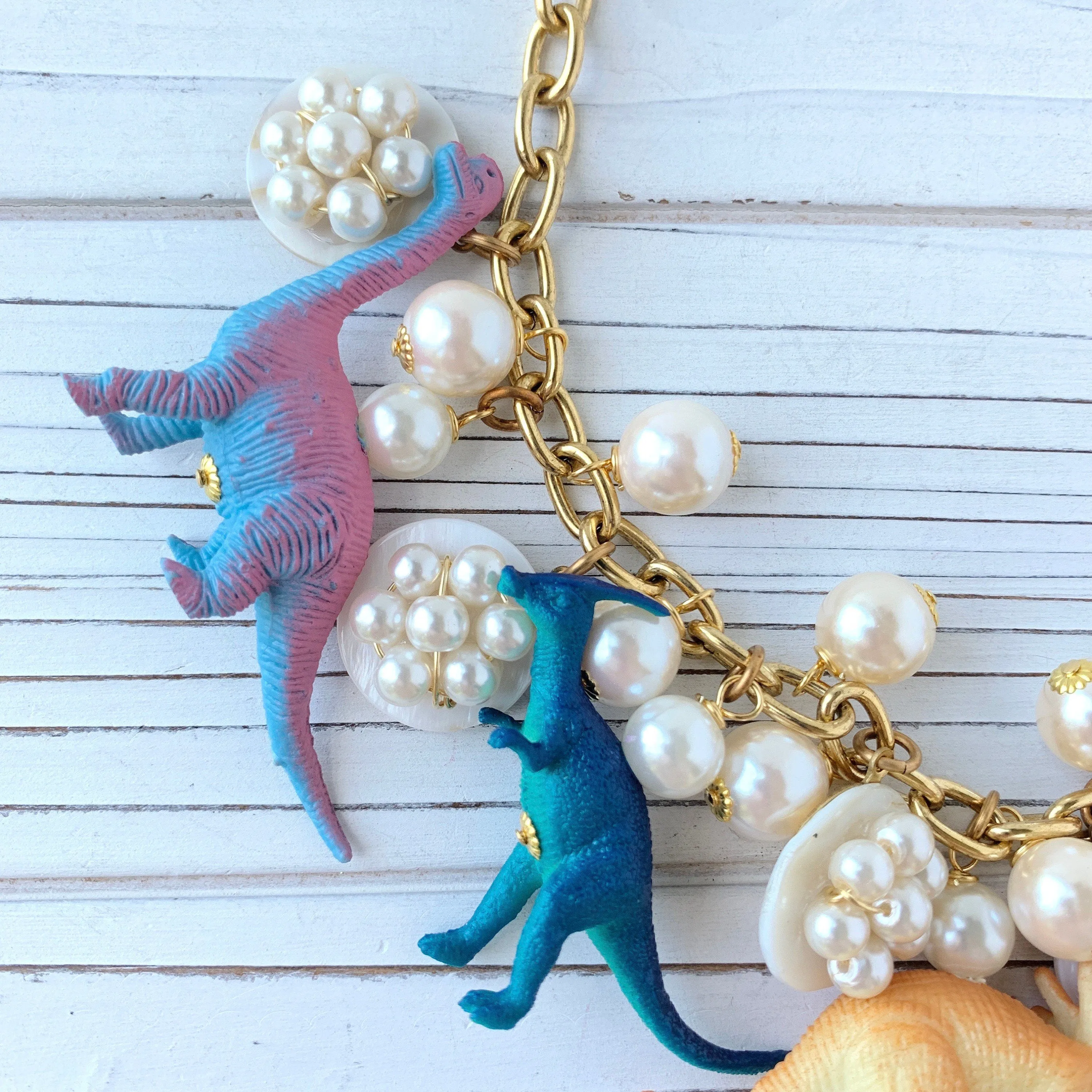 Dino Disco Necklace