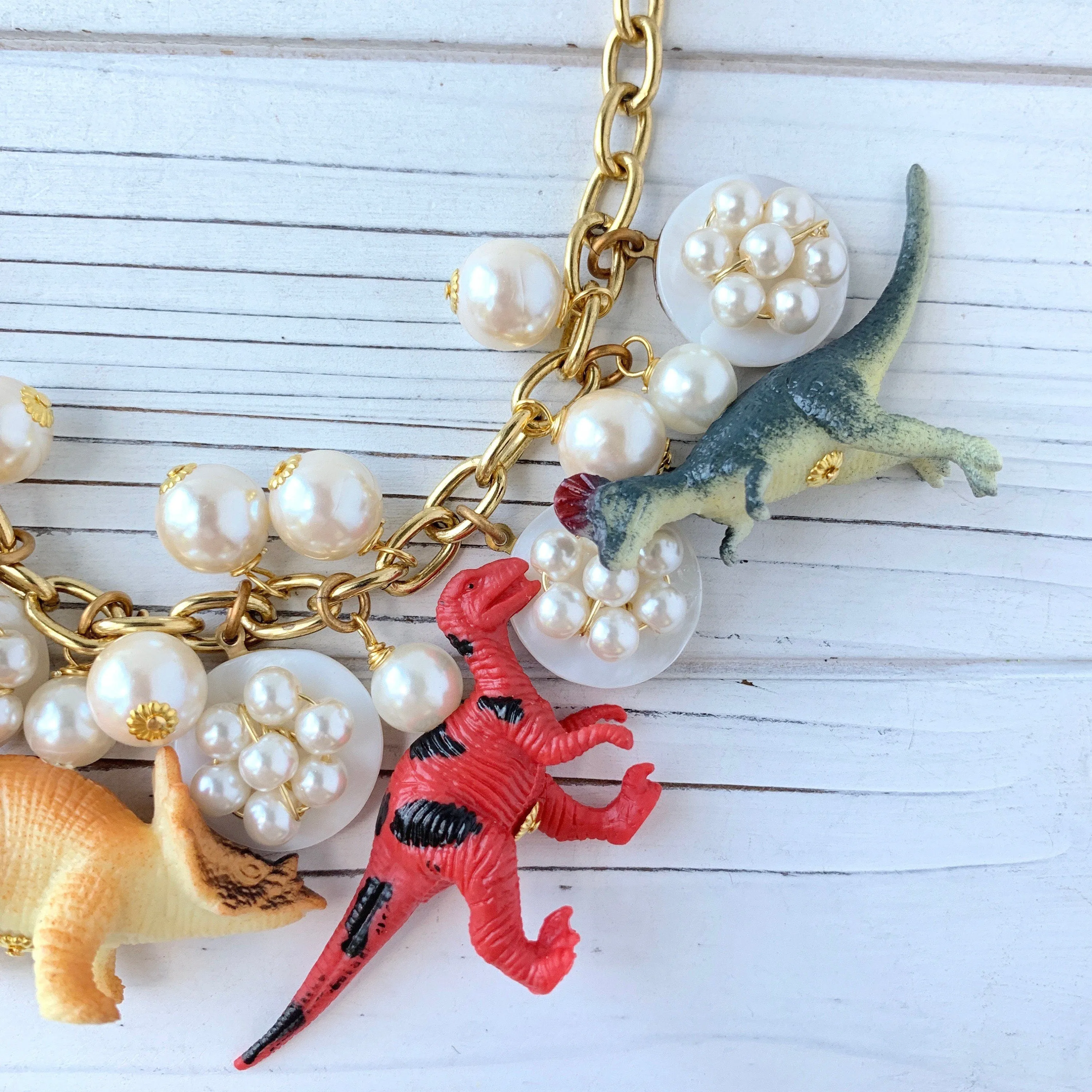 Dino Disco Necklace