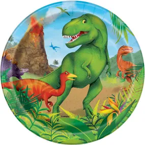 Dinosaur Party Dessert Plates 8 Pack