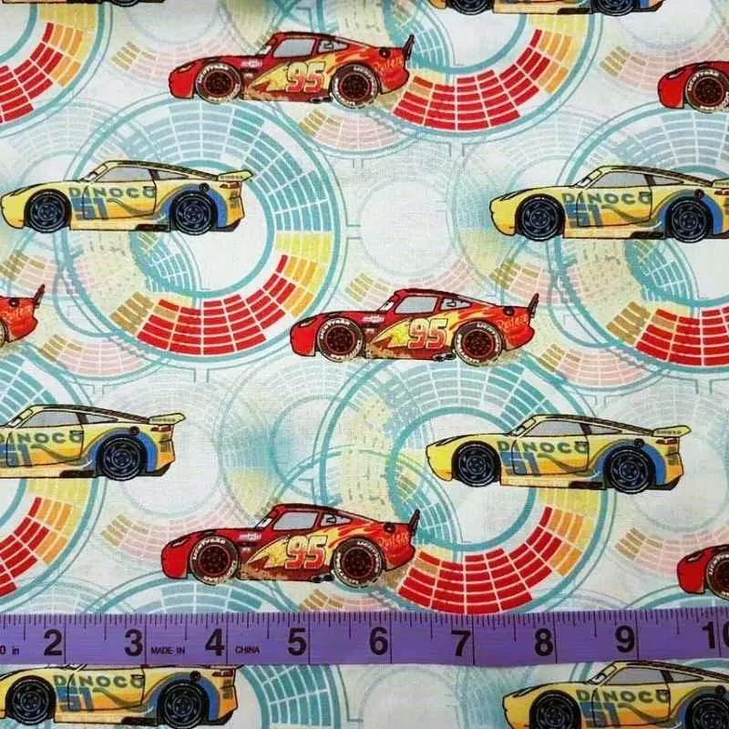 Disney Pixar Cars, Racing Car Fabric, Need for Speed