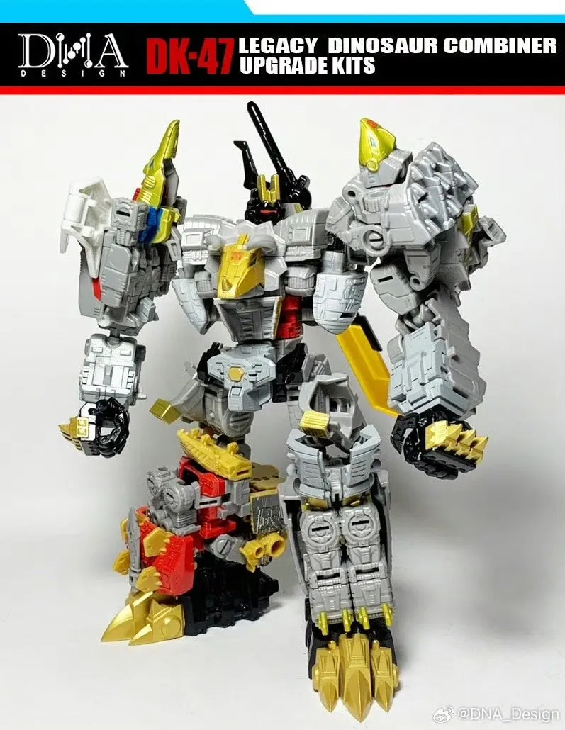 DNA Design DK-47 DK47 Upgrade Kits for Legacy Dinosaur Combiner / Volcanicus