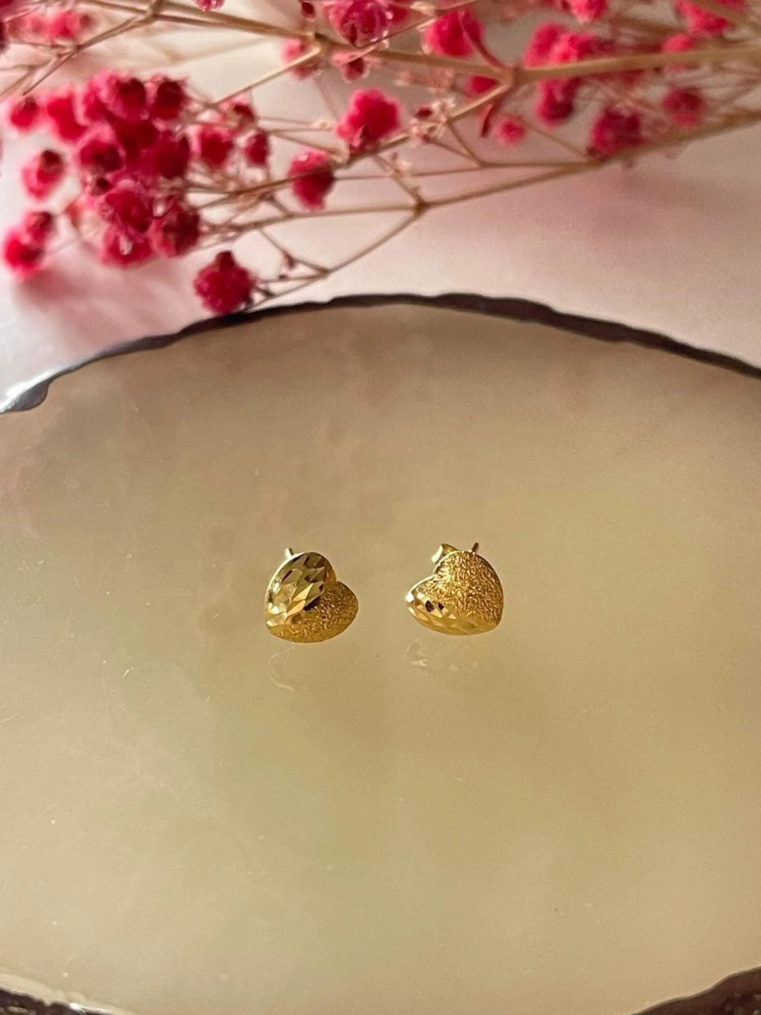 #GOLD2024 | 18K Heart Stud Earrings