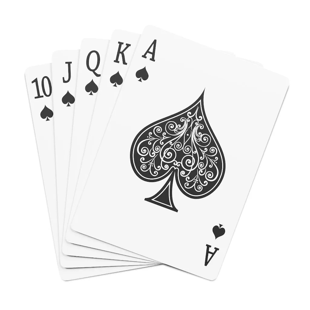 Green with crown Custom Poker Cards