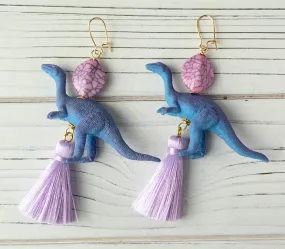 Iguanodon Dinosaur Earrings