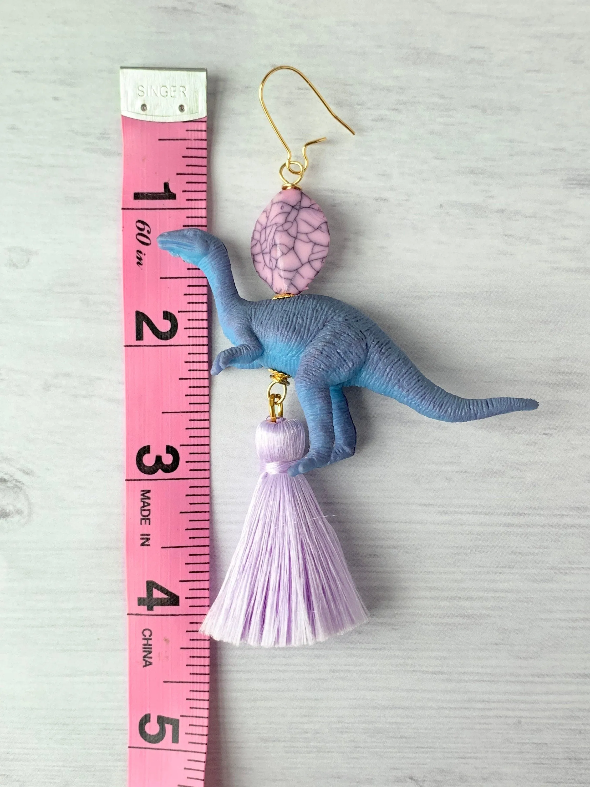 Iguanodon Dinosaur Earrings