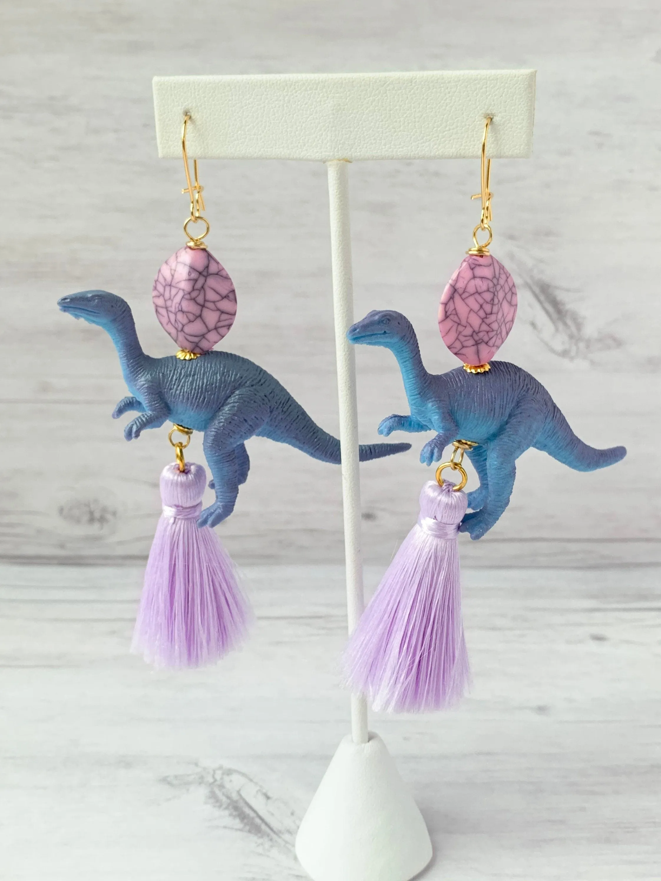 Iguanodon Dinosaur Earrings