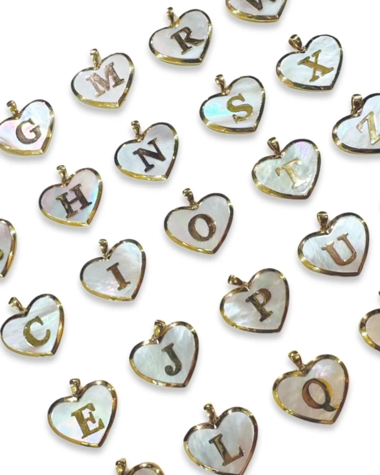 #LoveLVNA | 18kt Alphabet Mother of Pearl Pendant (FREE ₱10,000 worth of LVNA GCs)