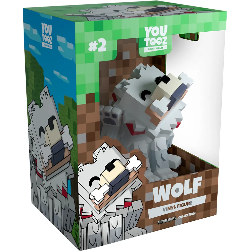 Minecraft Wolf Vinyl Figure