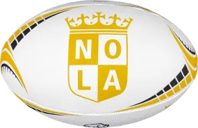 NOLA GOLD RUGBY BALL SIZE 5