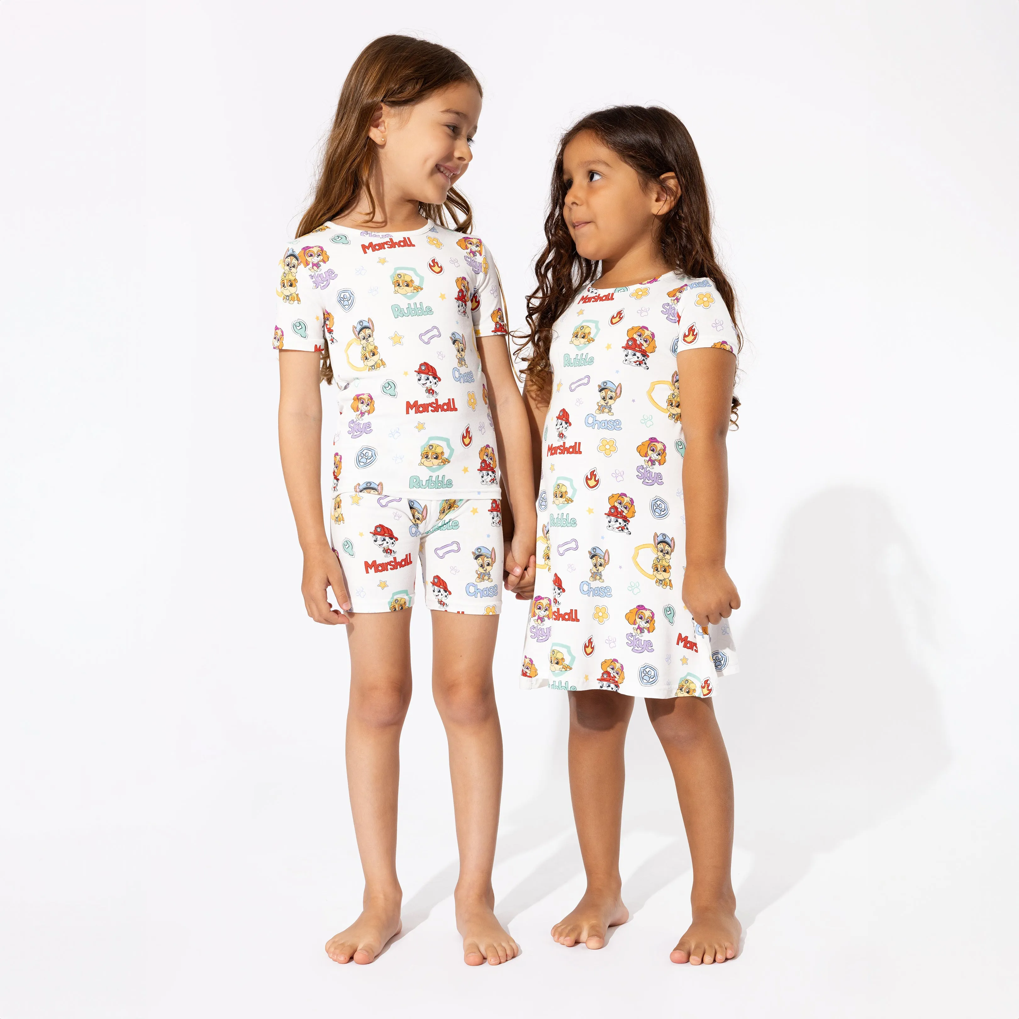 PAW Patrol: Playful Pups Bamboo Girls' Short Sleeve Dress