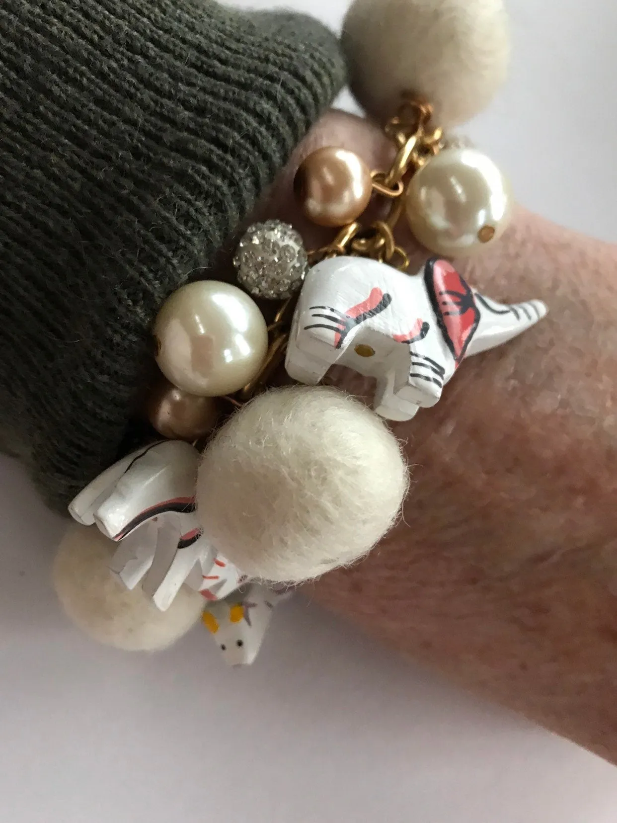 Polar Express Bauble Bracelet