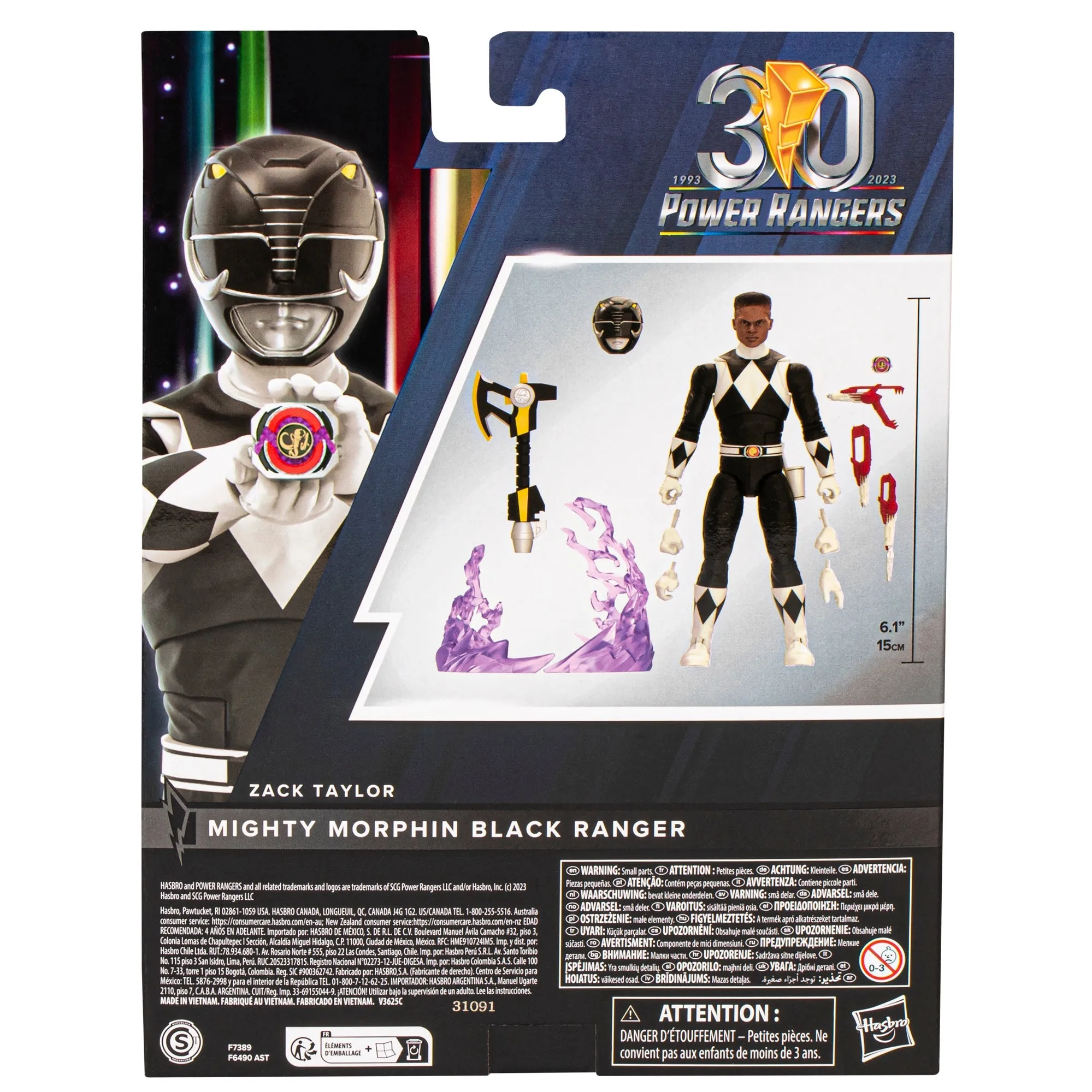 Power Rangers Lightning Collection Remastered Mighty Morphin Black Ranger