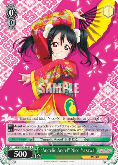 "Angelic Angel" Nico Yazawa - LL/EN-W02-E011 - Rare