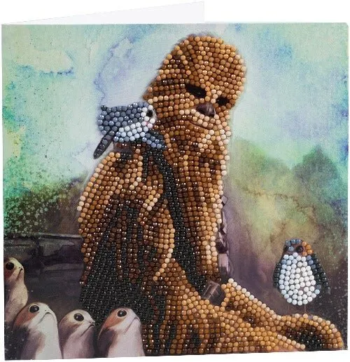 "Chewbacca" Crystal Art Card 18x18cm