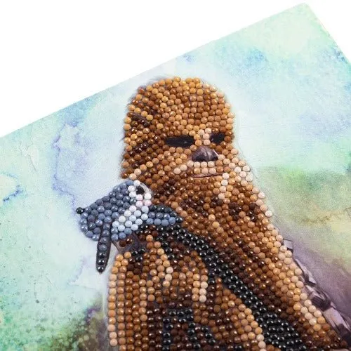 "Chewbacca" Crystal Art Card 18x18cm