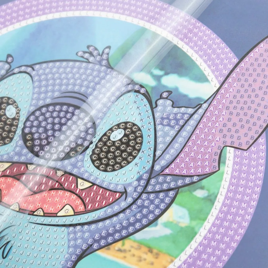 "Stitch" Disney Crystal Art Card